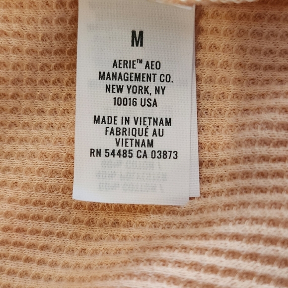 Aerie Peach Short Sleeve Women's Crop Top - Picture 5 of 6